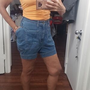 Issey Miyake x Chisato Tsumori Vtg Baggy Drop Crotch harem cuffed denim short 10